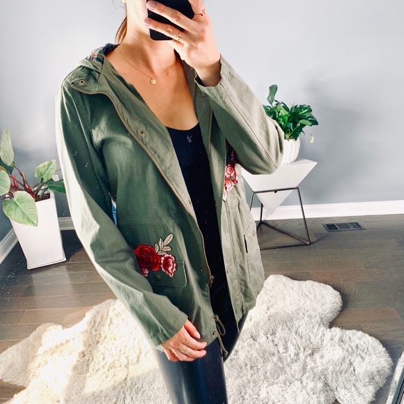 🏷Sale Utility floral patch jacket - Picture 5 of 5